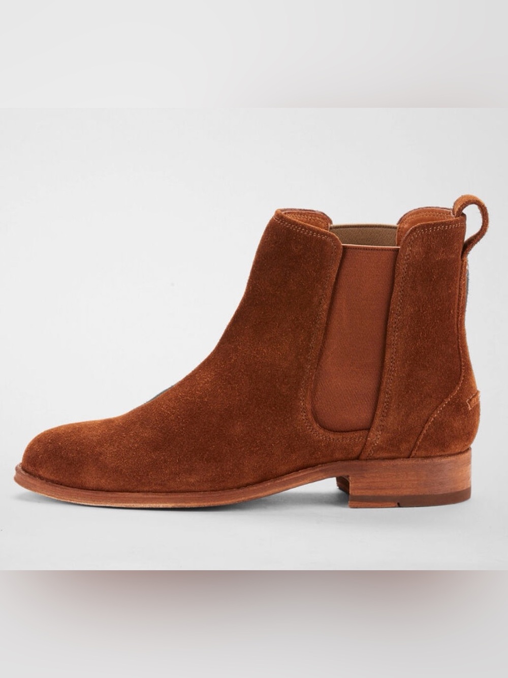 Ariat Chestnut Suede Chelsea Ankle Boot